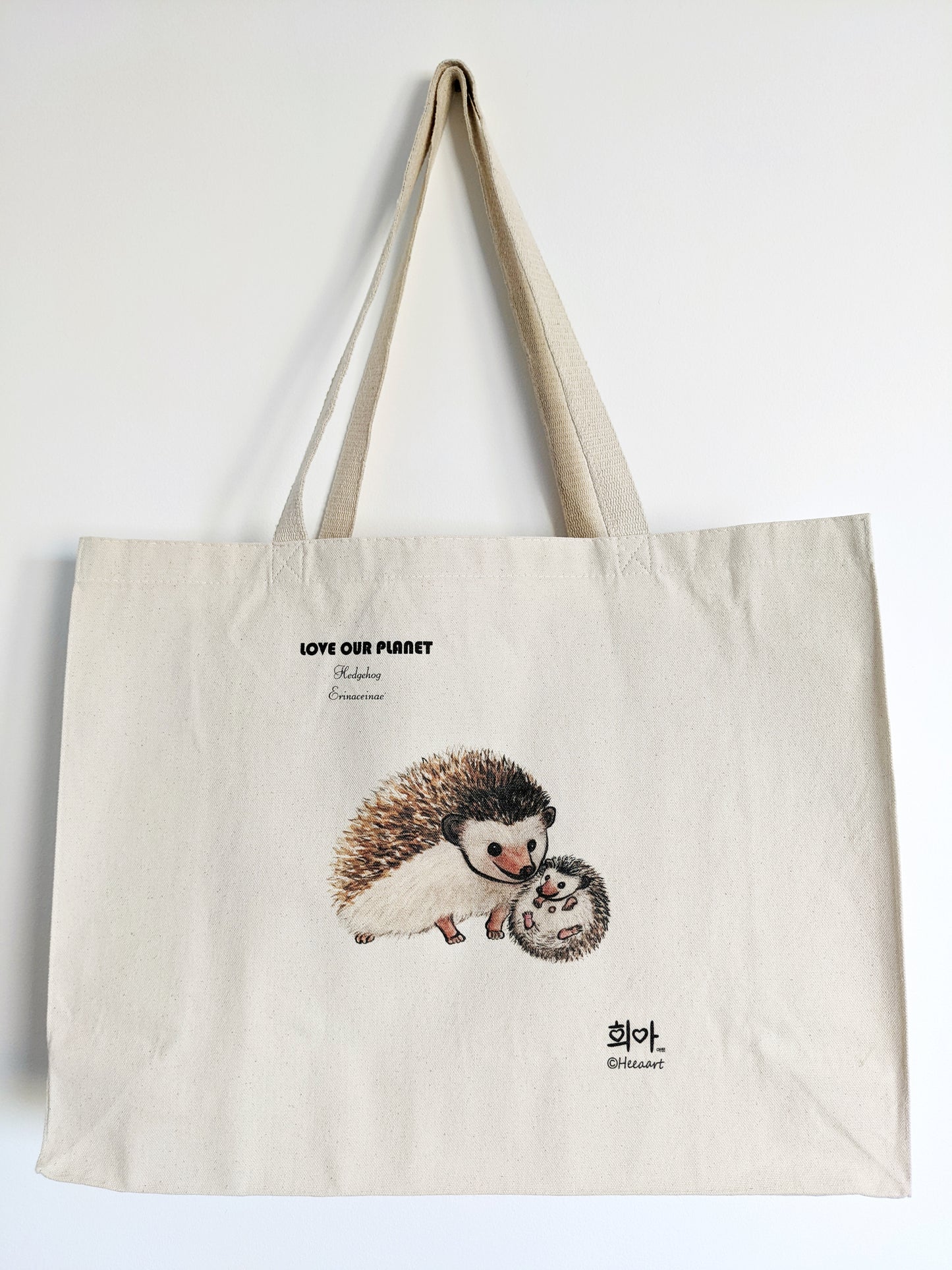 Hedgehog Canvas Bag