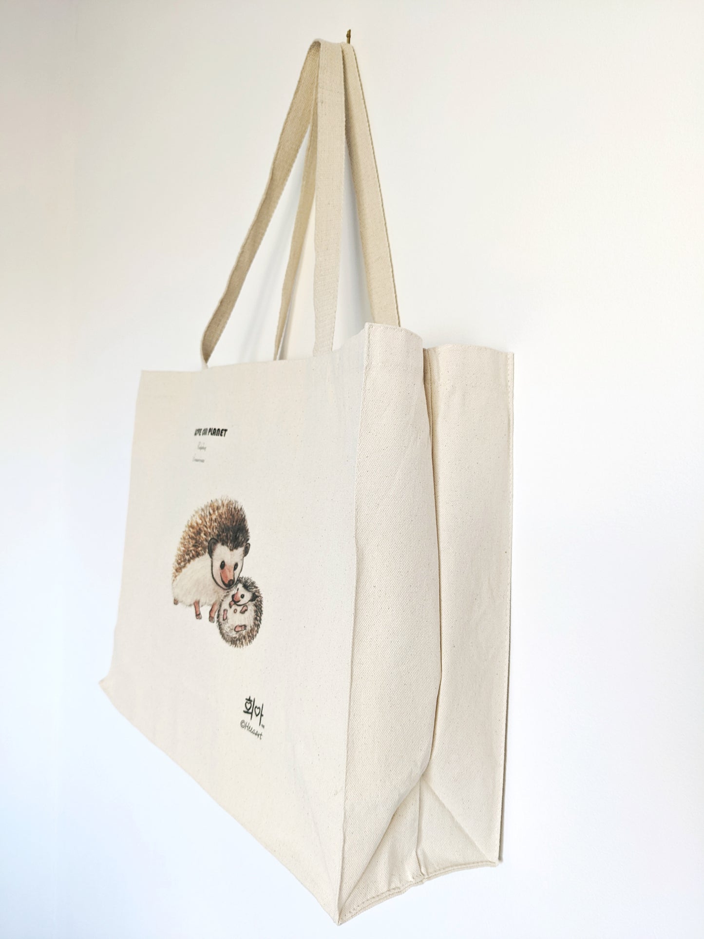 Hedgehog Canvas Bag