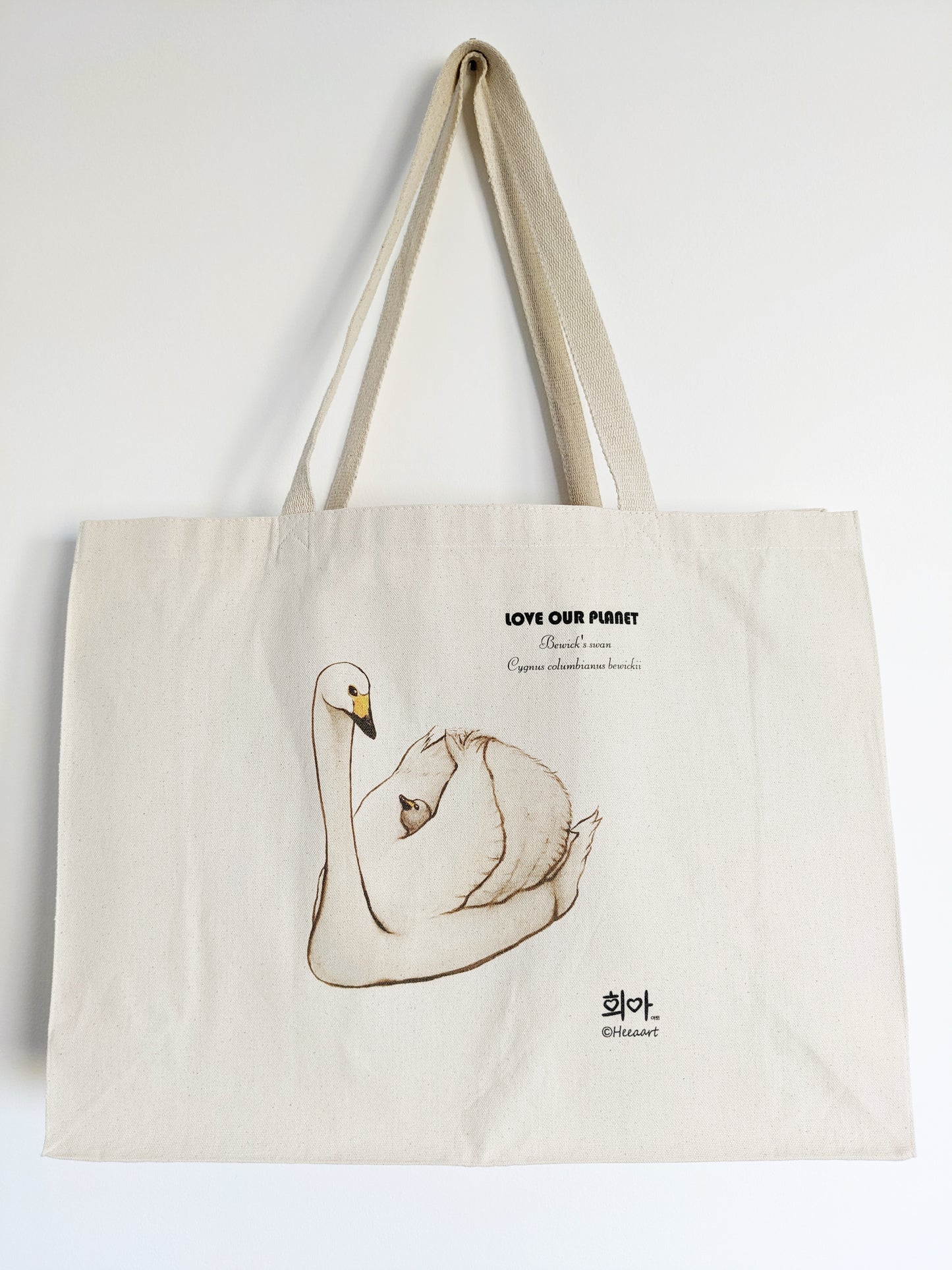 Bewick’s Swan Canvas Bag