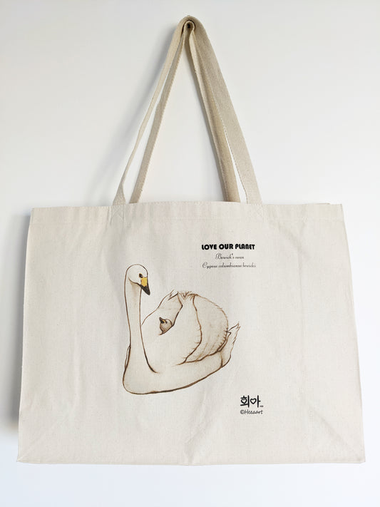 Bewick’s Swan Canvas Bag