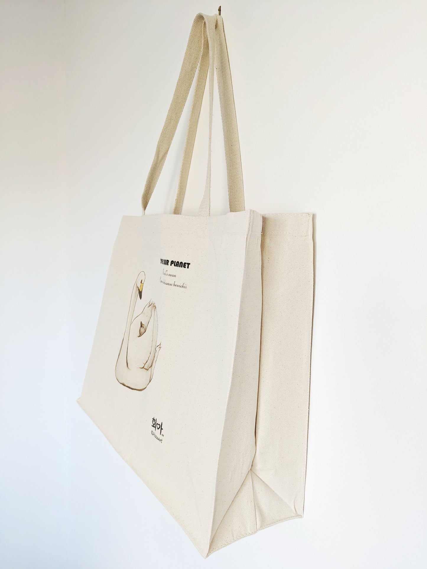 Bewick’s Swan Canvas Bag