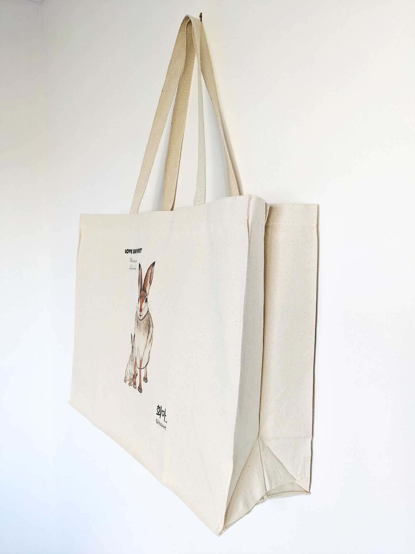 Mountain Hare Canvas Bag