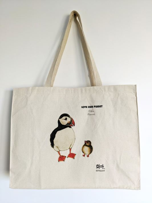 Puffin Canvas Bag