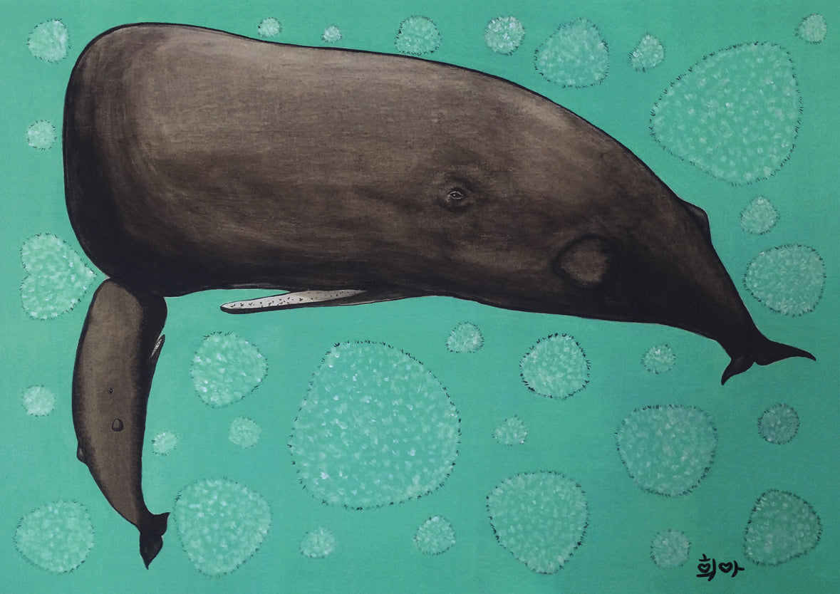 Sperm Whale & Sea Dandelion