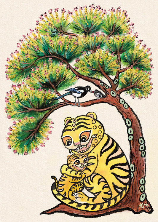 호랑이와 까치 Tiger & Magpie