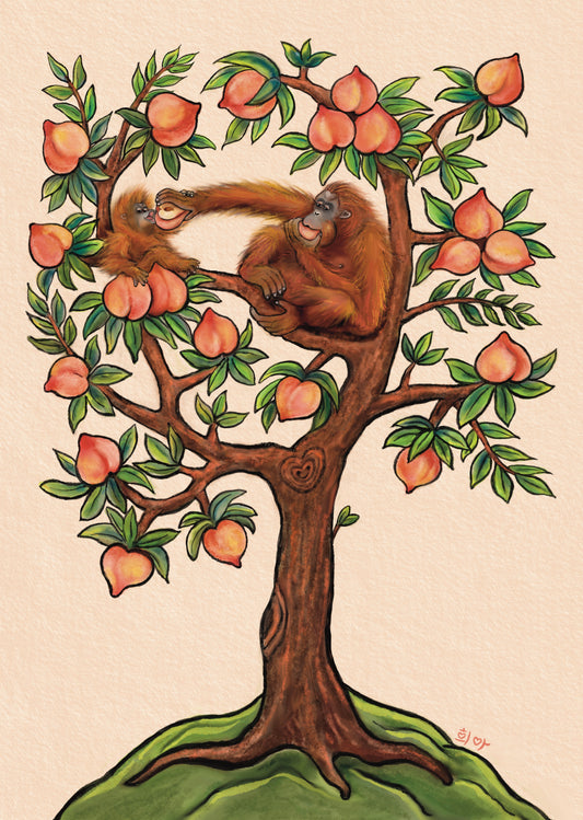 오랑우탄과 복숭아 Orangutan & Peach